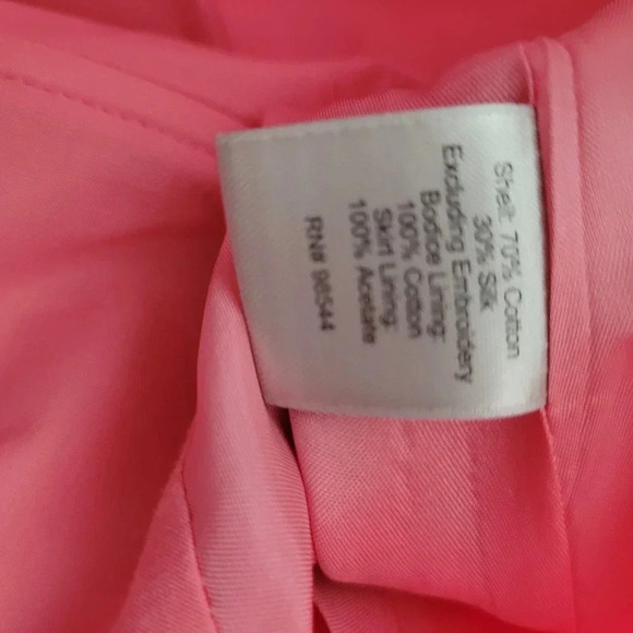 Anthropologie Beth Bowley Women's Mini Dress 4 Multicolor Silk Blend Embroidered - Picture 6 of 12